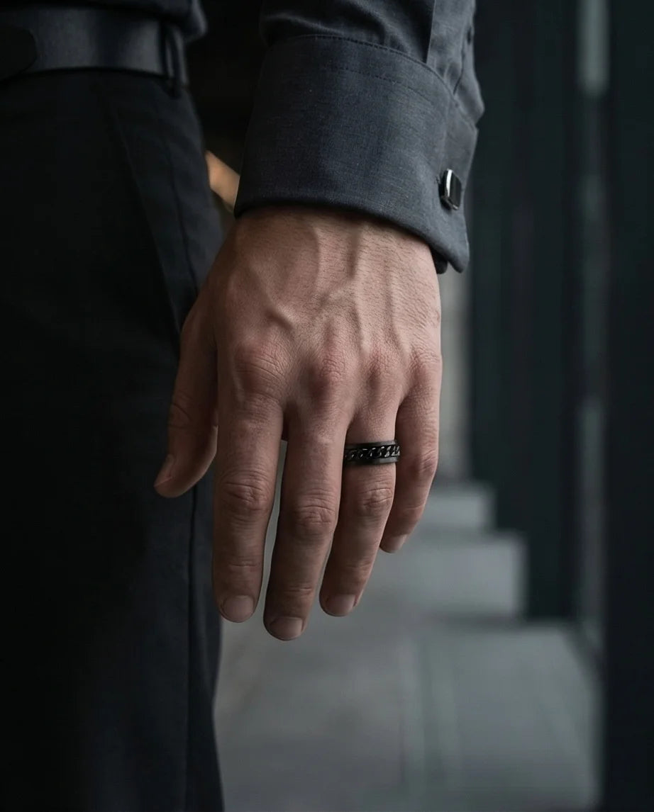 The Stealth Gunmetal Link Band