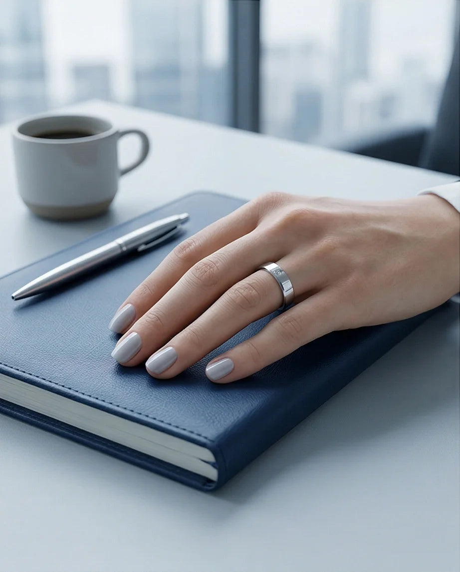 The Sterling Zenith: Minimalist Single-Stone Band