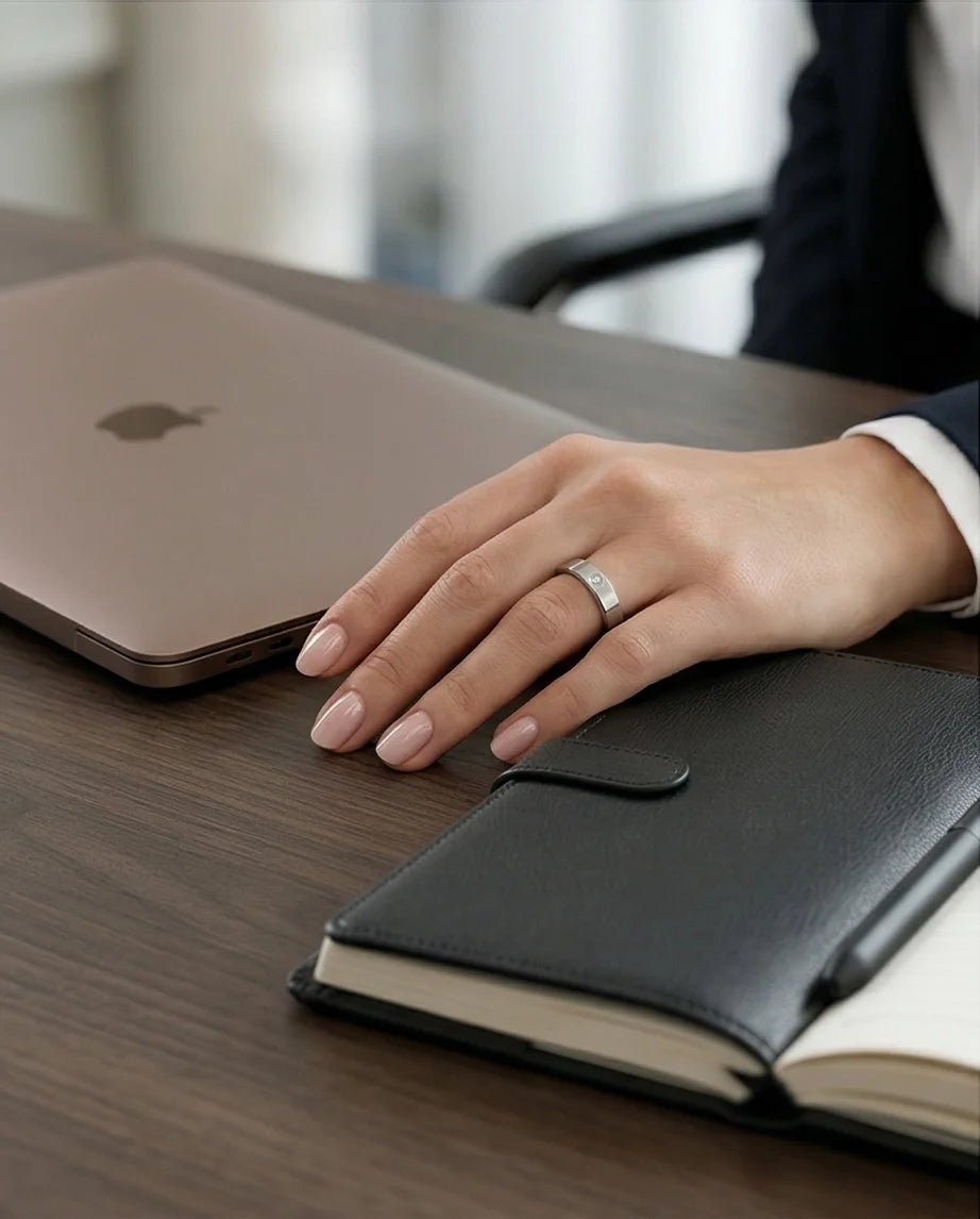 The Sterling Zenith: Minimalist Single-Stone Band