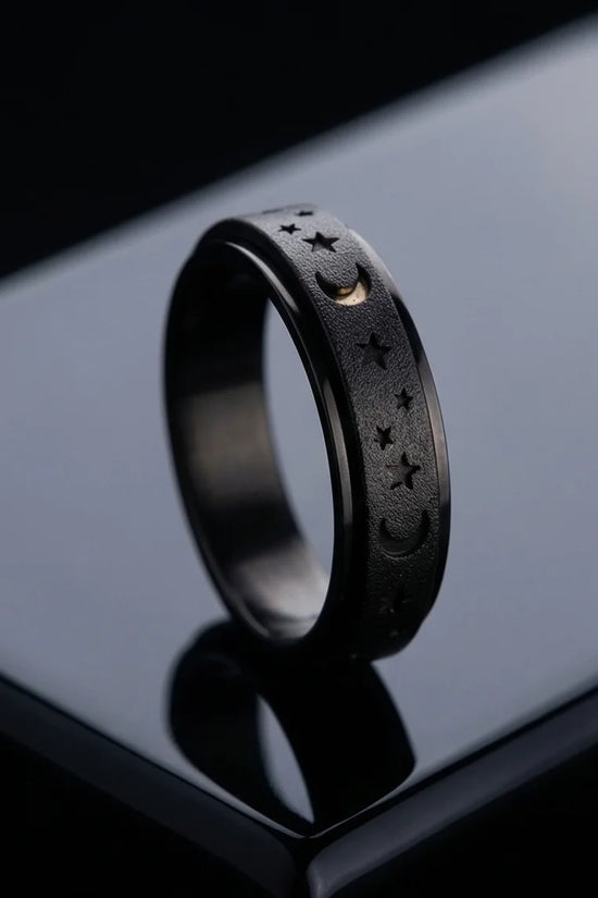 The Midnight Galaxy: Frosted Black Celestial Spinner
