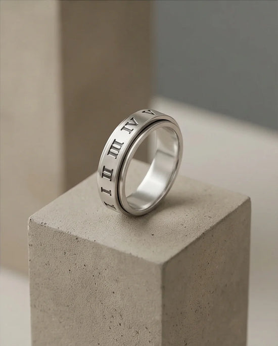 The Ivory Empire: Polished Roman Spinner Band