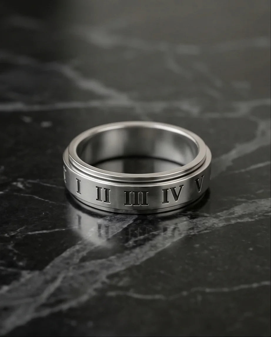 The Ivory Empire: Polished Roman Spinner Band