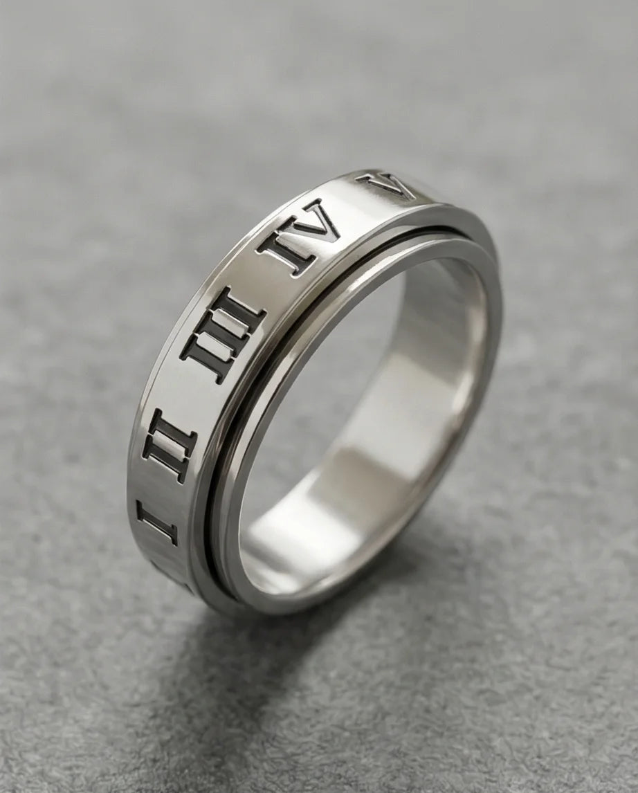 The Ivory Empire: Polished Roman Spinner Band