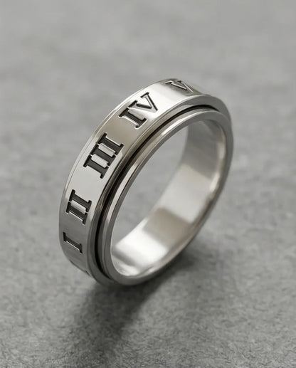 The Ivory Empire: Polished Roman Spinner Band