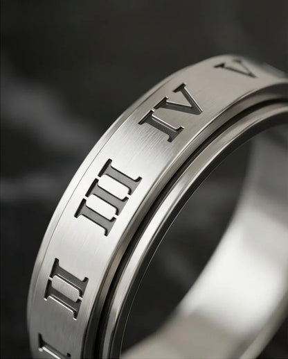 The Ivory Empire: Polished Roman Spinner Band