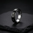 Nero Empire: Minimalist Roman Numeral Ring