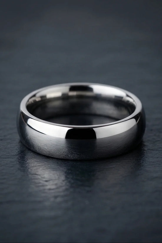 The Stellar Dome: High-Polish Mirror-Finish Band