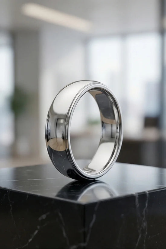 The Stellar Dome: High-Polish Mirror-Finish Band