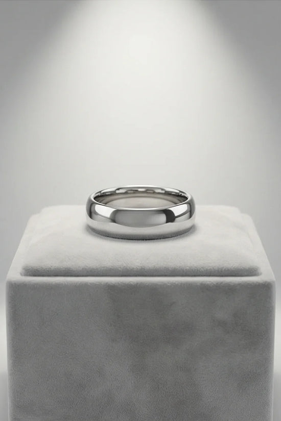 The Stellar Dome: High-Polish Mirror-Finish Band