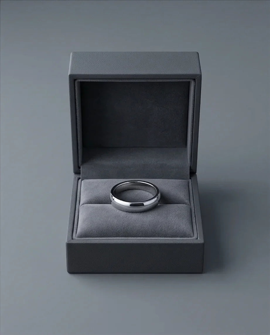 The Stellar Dome: High-Polish Mirror-Finish Band
