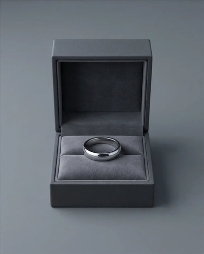 The Stellar Dome: High-Polish Mirror-Finish Band