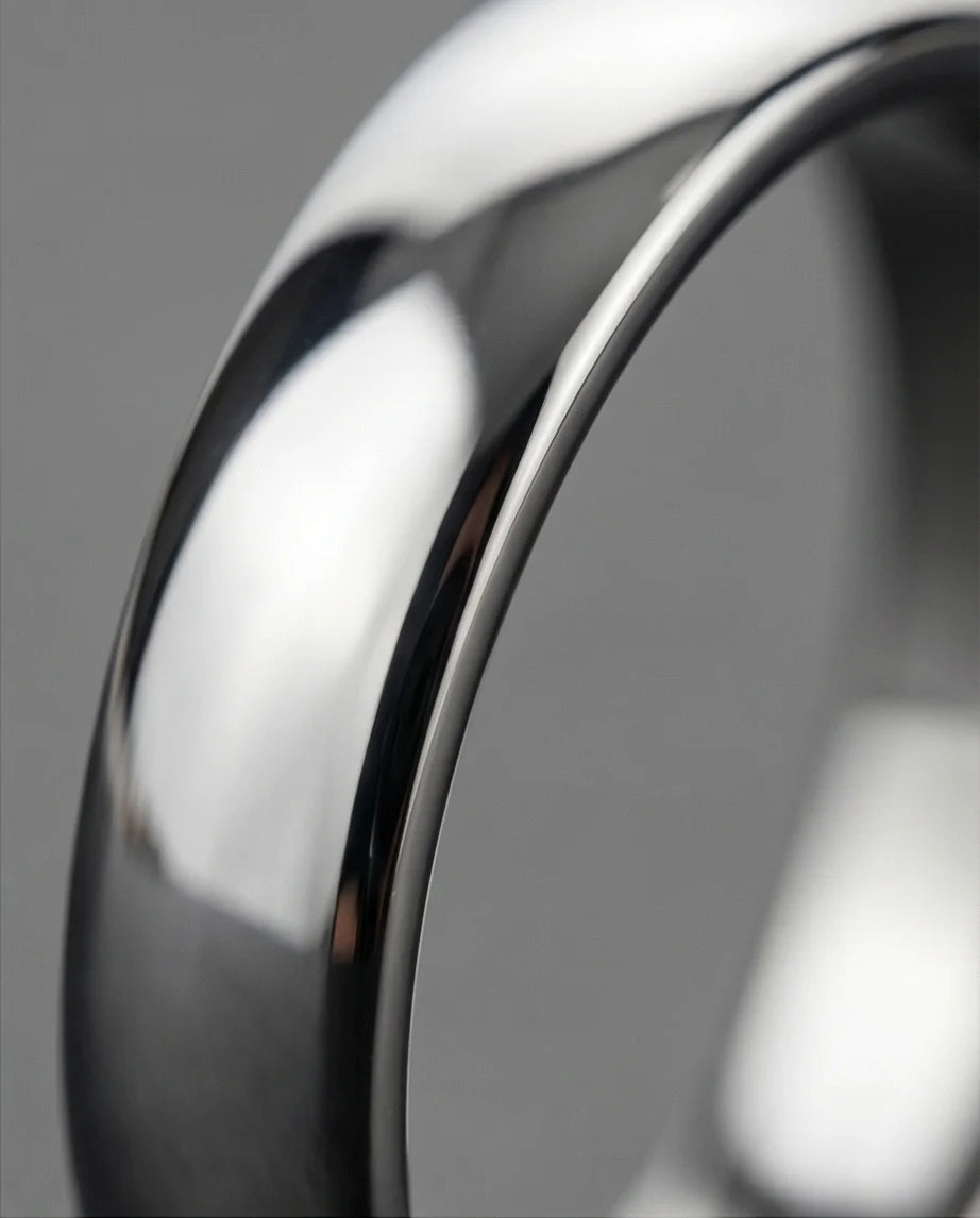 The Stellar Dome: High-Polish Mirror-Finish Band