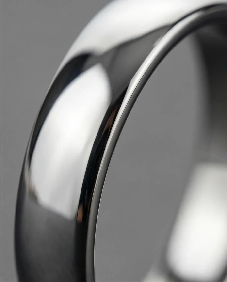 The Stellar Dome: High-Polish Mirror-Finish Band