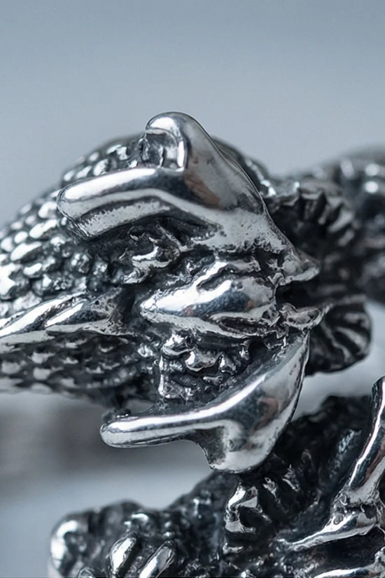 The Dragon’s Embrace: Antique Twin Serpent Ring