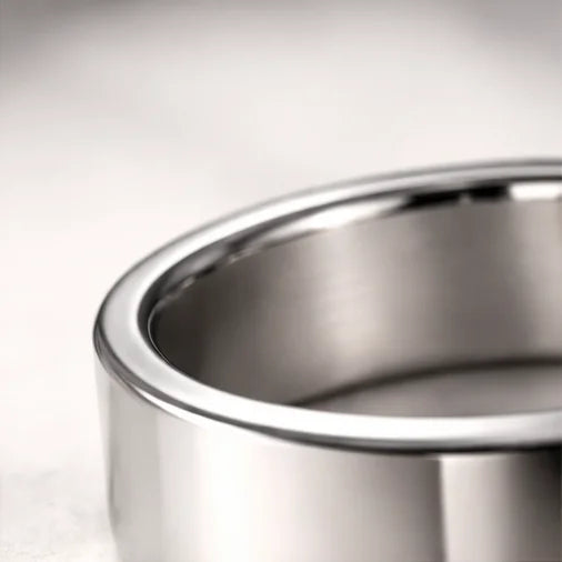 The Sterling Zenith: Minimalist Flat-Edge Mirror Band