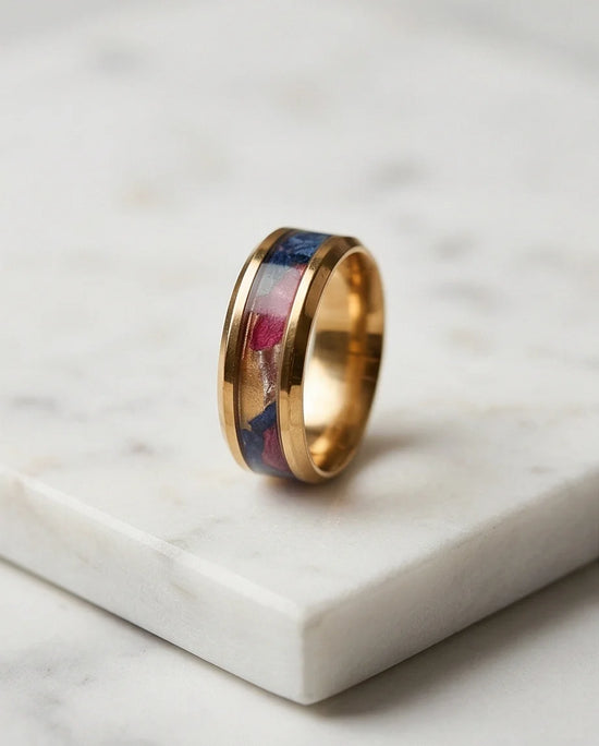 The Gilded Nebula: Midnight Bloom Inlay Band