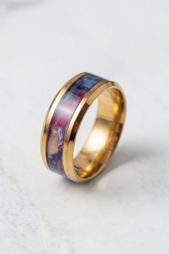 The Gilded Nebula: Midnight Bloom Inlay Band