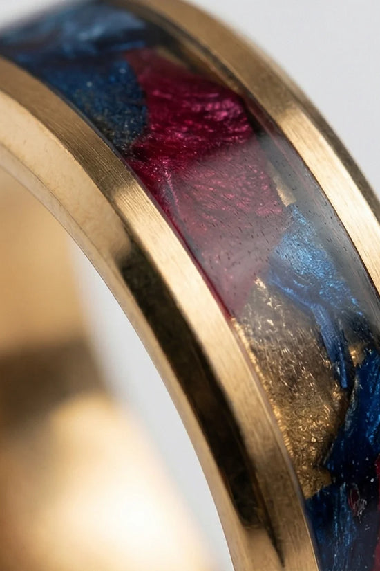The Gilded Nebula: Midnight Bloom Inlay Band