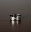 Stainless Steel Greek Pattern Ring 6.5cm
