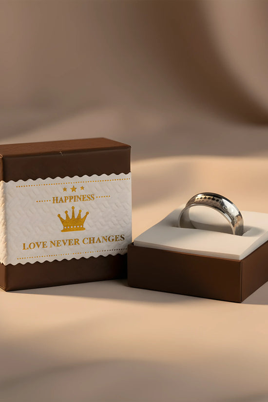 Stainless Steel Pattern Engraved Ring 5.9cm