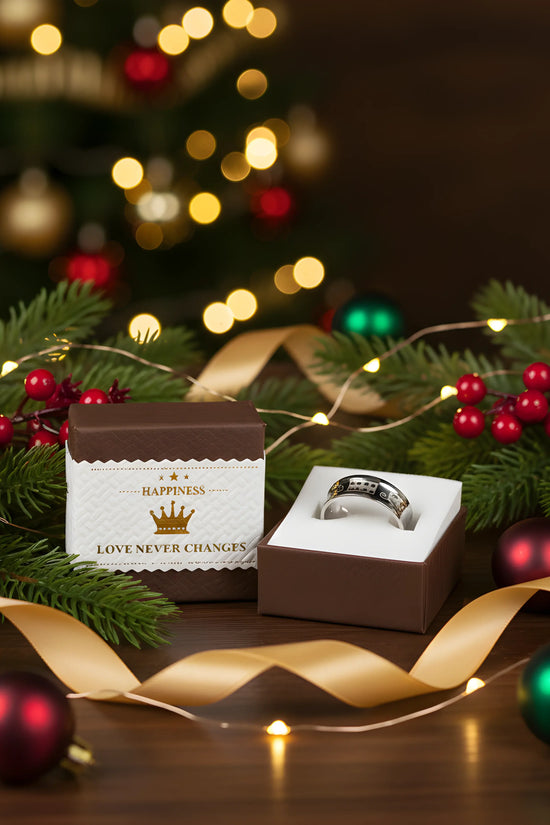Stainless Steel Pattern Engraved Ring 5.9cm