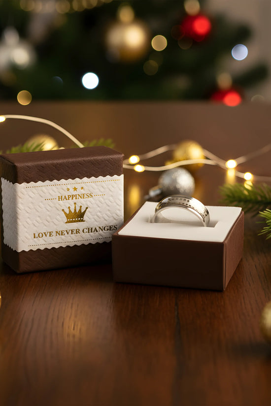 Stainless Steel Pattern Engraved Ring 5.9cm