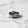 Stainless Steel Pattern Engraved Ring 5.9cm