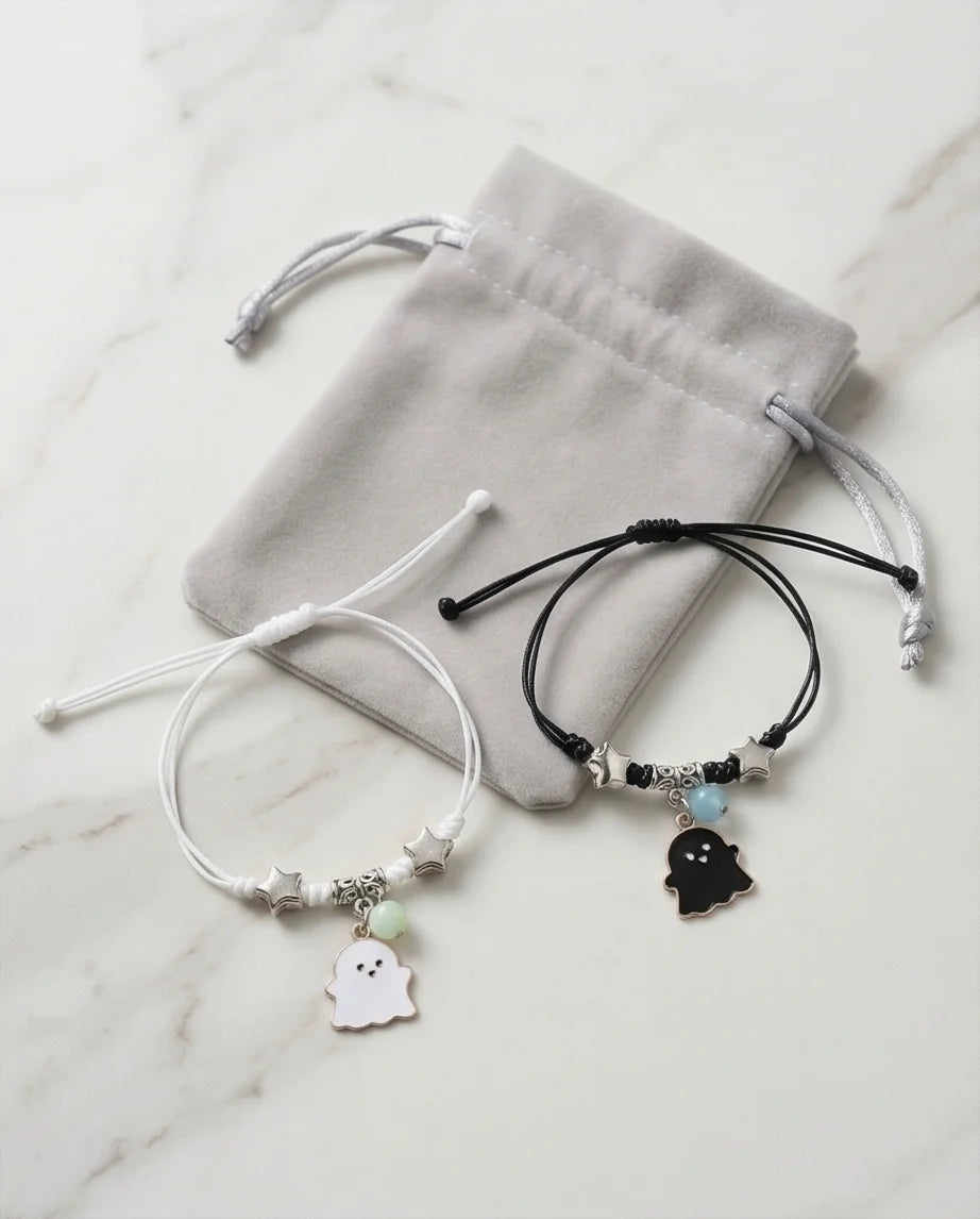 The Phantom Bond: Matching Ghost Bracelets
