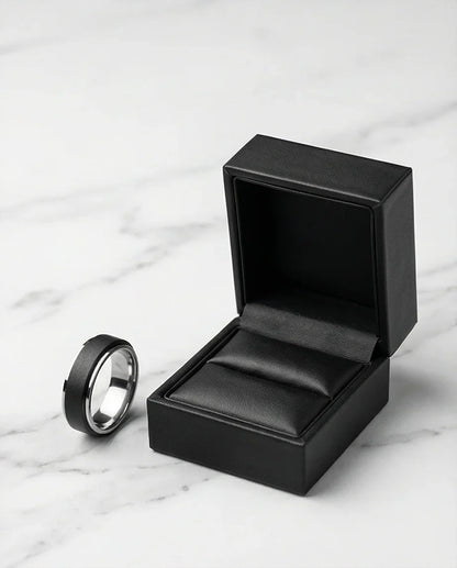 The Stealth Focus: Two-Tone Brushed Spinner Band
