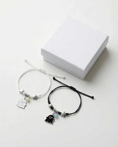 The Phantom Bond: Matching Ghost Bracelets