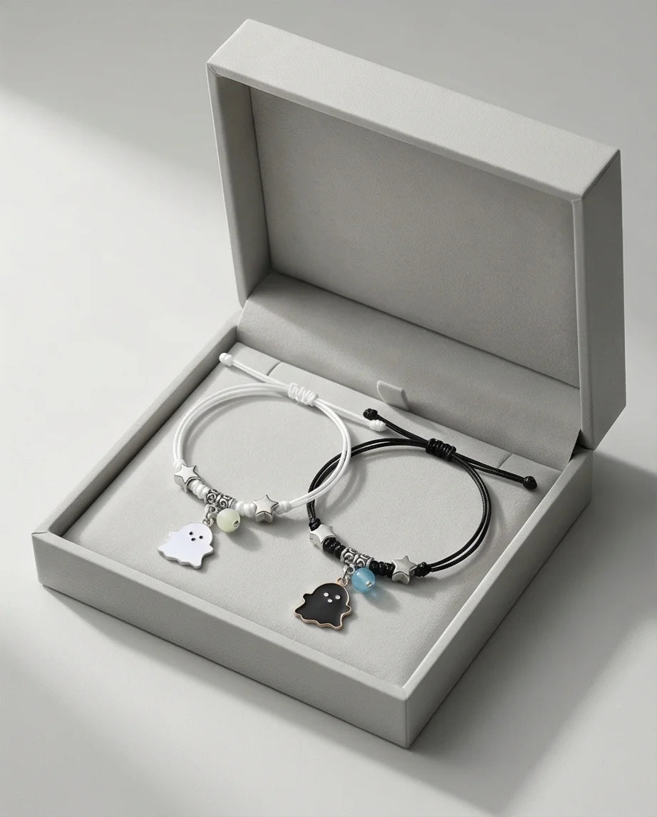 The Phantom Bond: Matching Ghost Bracelets