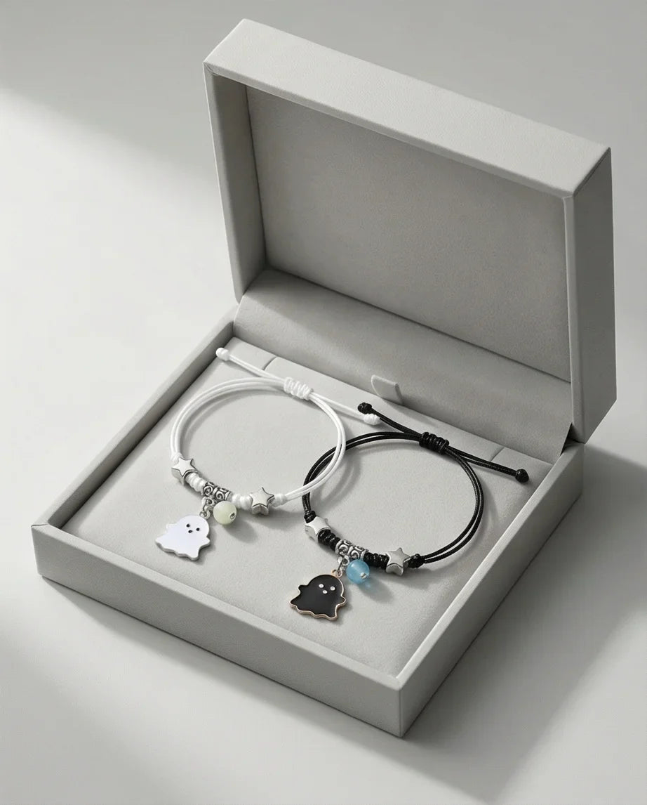 The Phantom Bond: Matching Ghost Bracelets