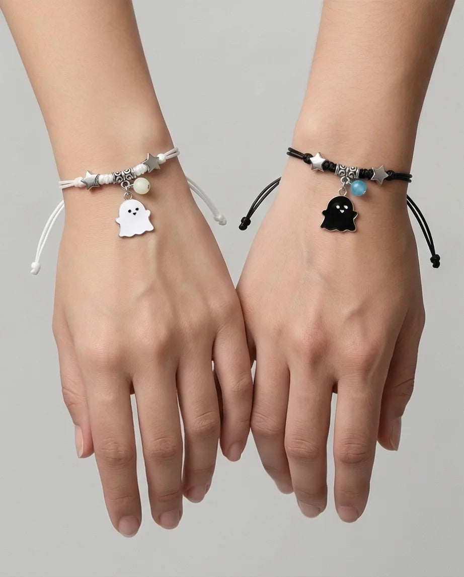 The Phantom Bond: Matching Ghost Bracelets
