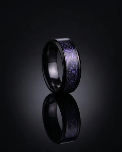 The Obsidian Dragon Knot Band