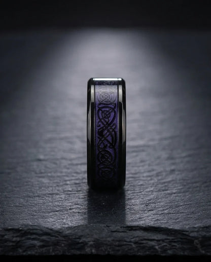 The Obsidian Dragon Knot Band