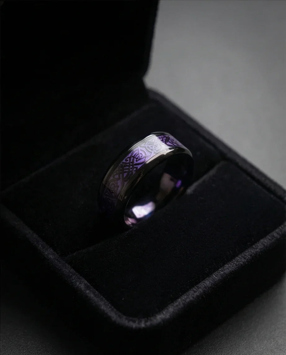 The Obsidian Dragon Knot Band