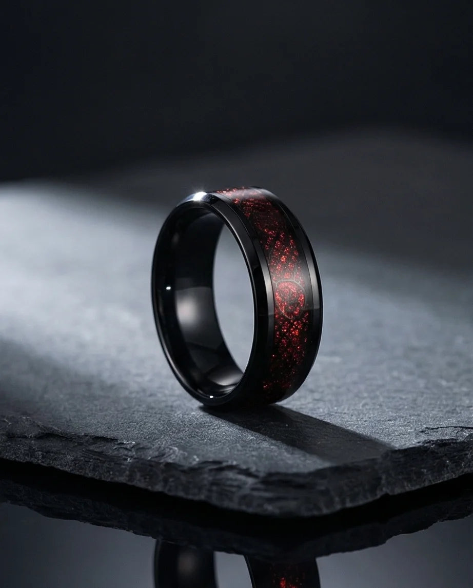 The Crimson Dragon Knot Band