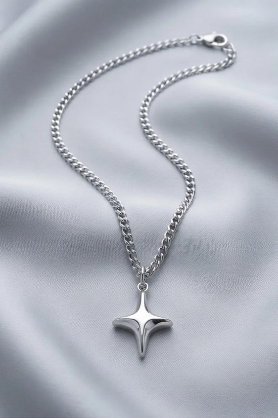 The Polaris Point: Minimalist North Star Necklace
