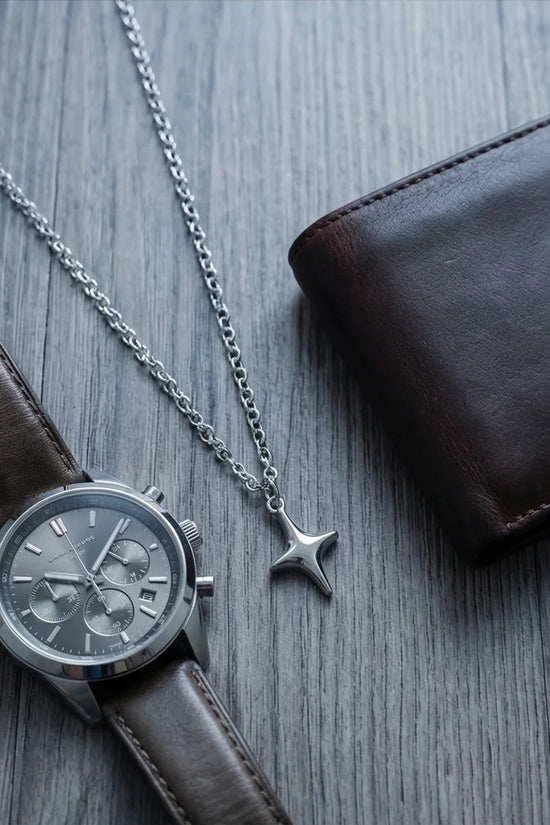The Polaris Point: Minimalist North Star Necklace