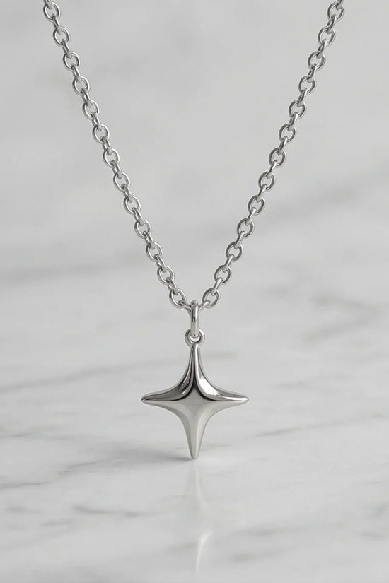 The Polaris Point: Minimalist North Star Necklace