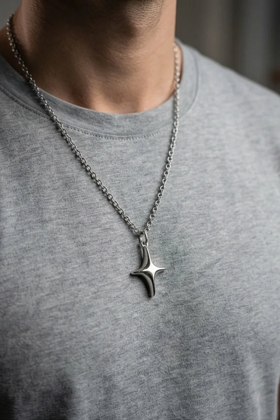 The Polaris Point: Minimalist North Star Necklace