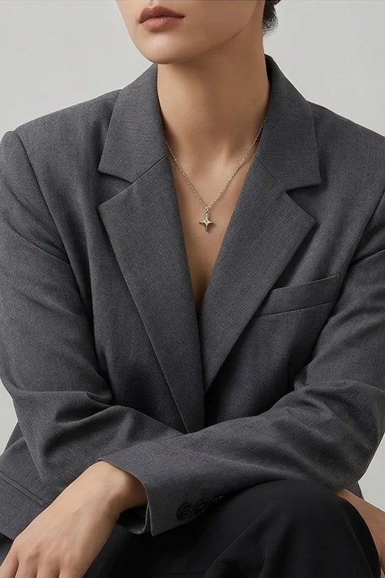 The Polaris Point: Minimalist North Star Necklace