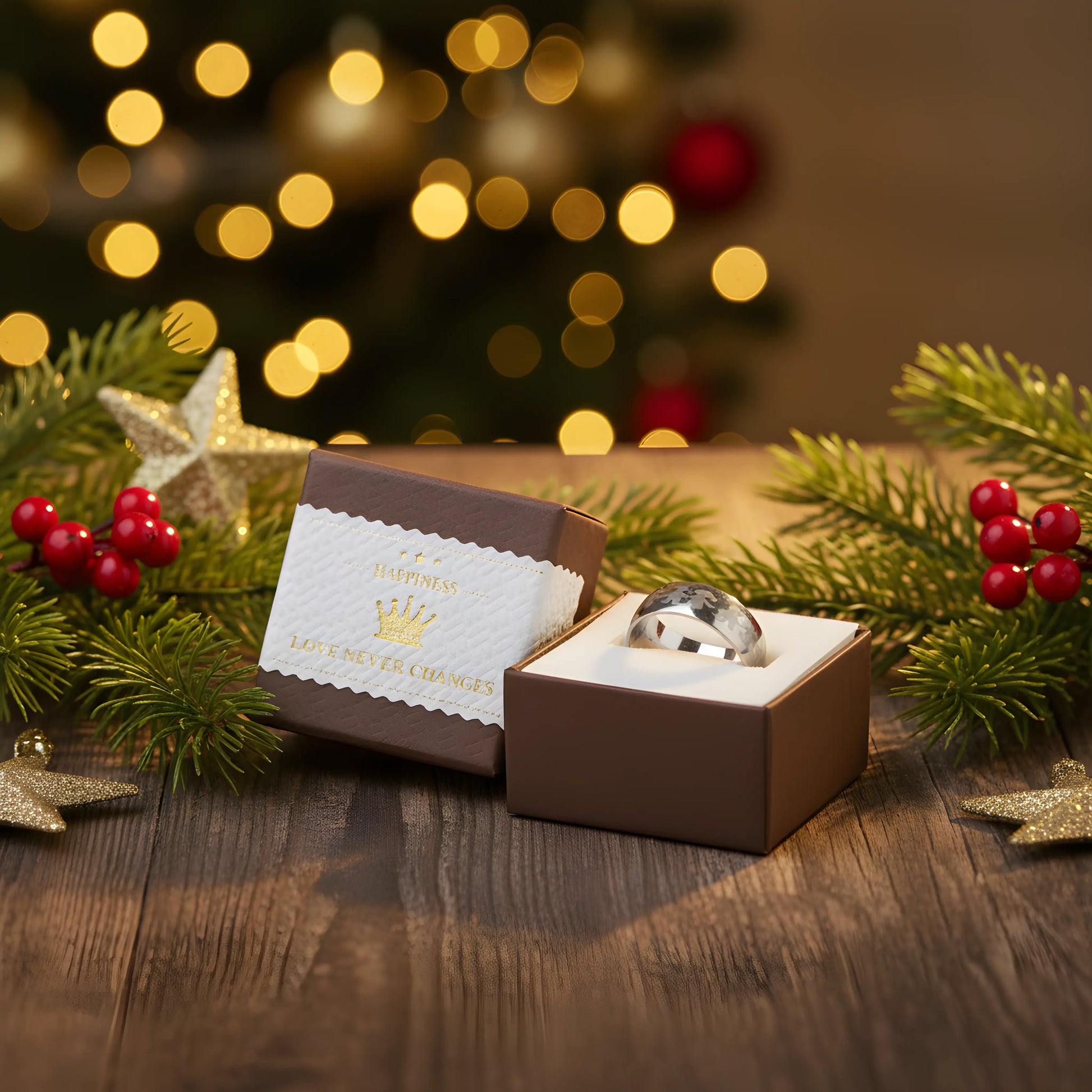 Running Figures Steel Ring 5,6cm