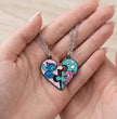 Stitch & Angel’s Connection: 2-Piece Puzzle Heart Duo