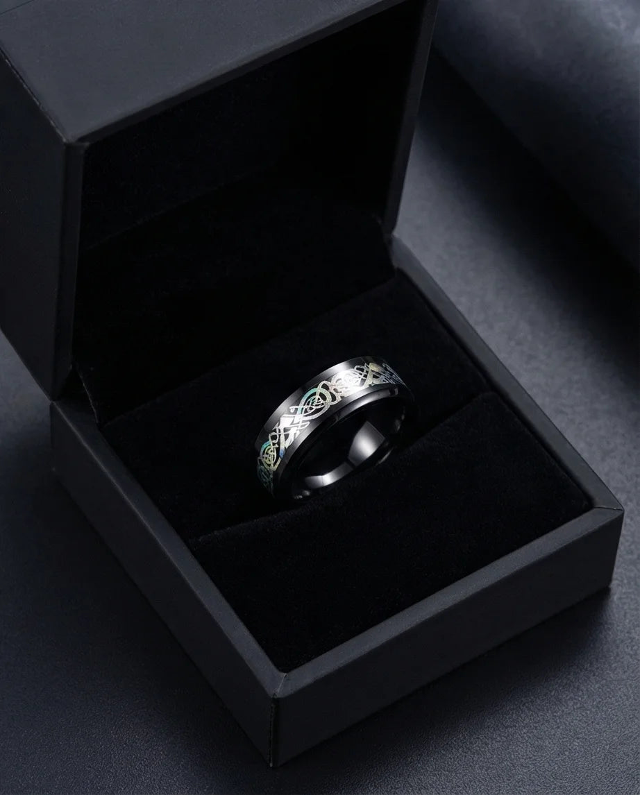 Multicolor Celtic Knot Ring