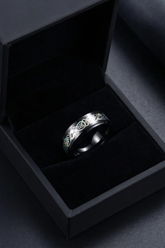 Multicolor Celtic Knot Ring
