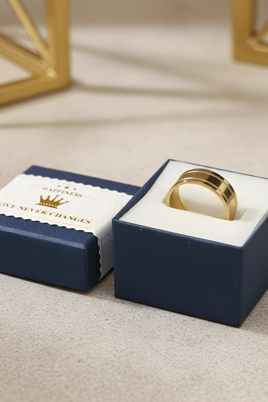 Two-Tone Gold Band Ring 5,3cm