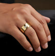 Gold Euro Symbol Ring 6.3cm