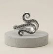 Kraken’s Embrace: Detailed Octopus Tentacle Ring