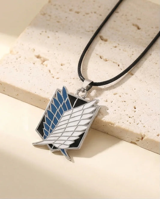 Freedom’s Shield: Premium Anime Enamel Pendant